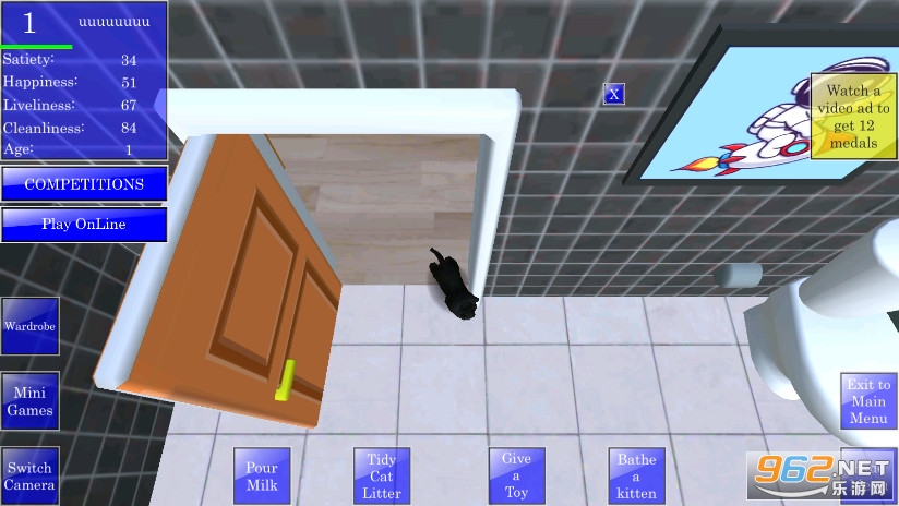 ɐ۵؈3D[һ֙C(Cute Pocket Cat 3D)° v1.23.6؈D1