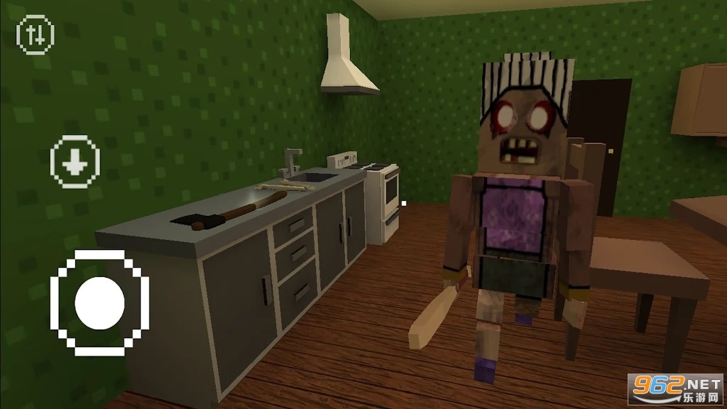 µScary Granny in Block World