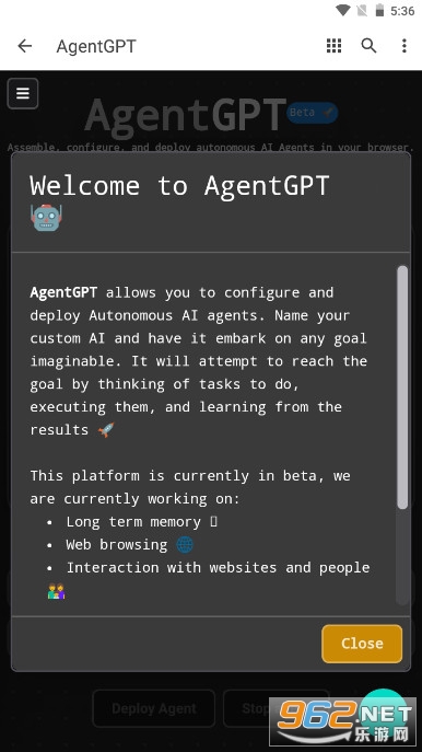 AgentGPT APP v1.0.0 免费版