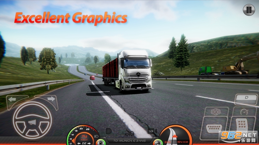 ŷ޿ģ2޽Ұv0.62 (Truckers of Europe 2)ͼ0