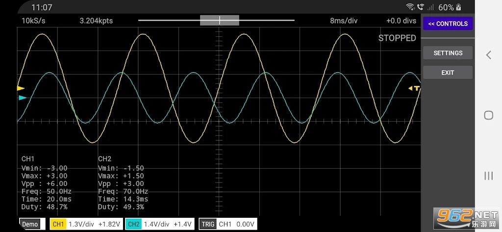 Scoppy Oscilloscopeʾ׿v1.027؈D1