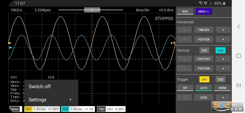 Scoppy Oscilloscopeʾ׿v1.027ͼ0