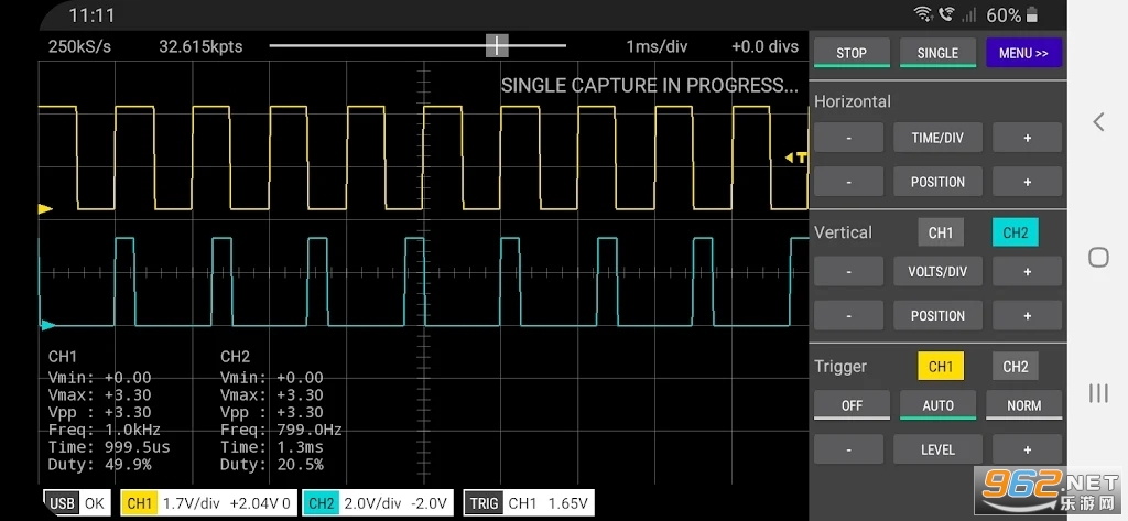 Scoppy Oscilloscopeʾ׿v1.027؈D3