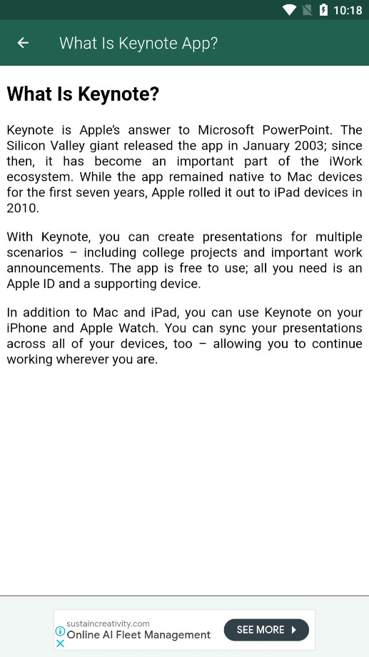 Keynotevapp(Keynote App for Android Advice)׿v1.0.3؈D2