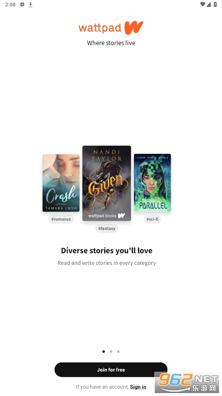 Wattpad download app(WattpadС˵)v10.85.1ͼ1