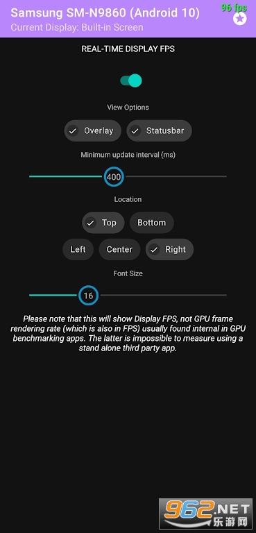 Display FPS@ʾ°v1.0؈D0