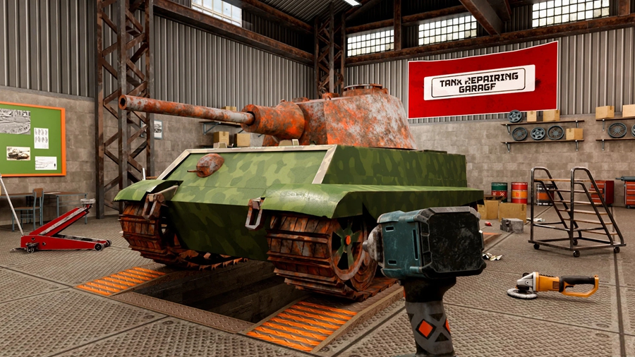 ̹˻еʦģ(Tank Mechanic Simulator Games)v1.0.4ͼ0