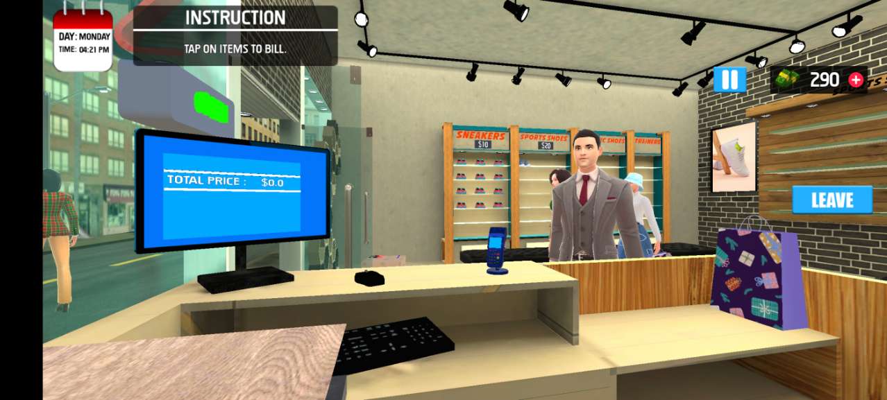 Shoe Store Cashier GameЬģϷ°v1.0ͼ1