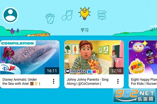 YouTube Kids app