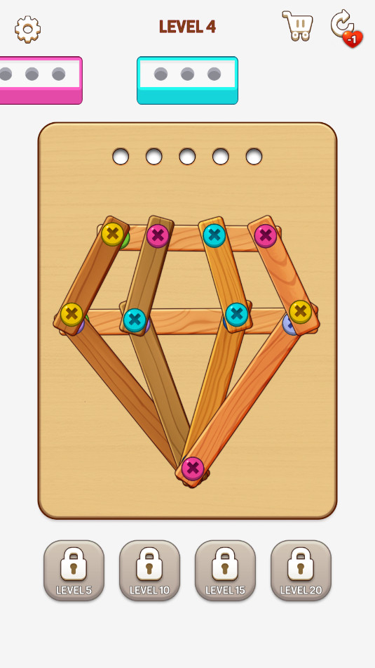 ɫľ˿Color Wood Screwٷv1.2.0ͼ1