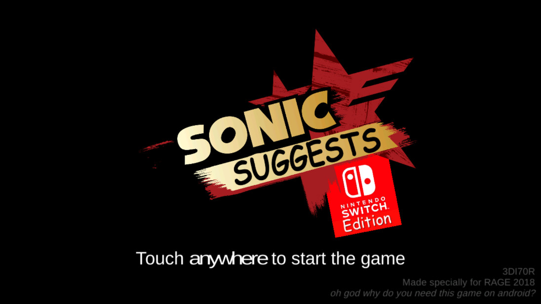 Sonic Suggests(˽h)v1.0 ֙C؈D0