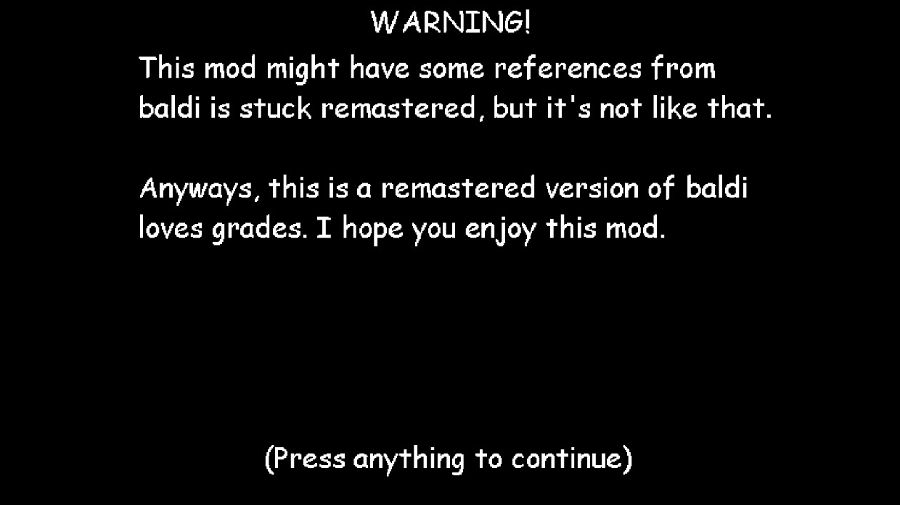 ͵ʦϲð(Baldi Loves Grades Remastered)v1.0 ׿ͼ0