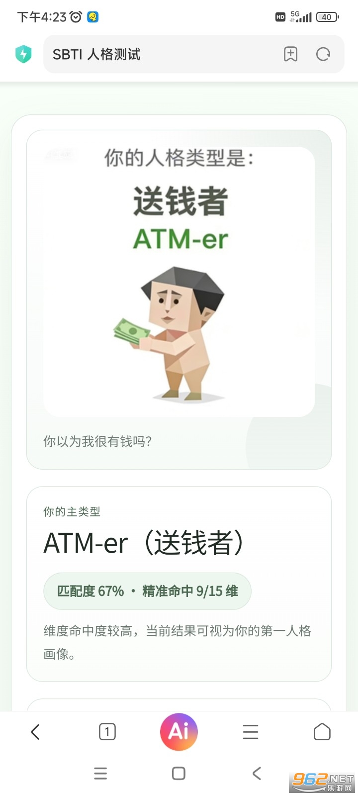 SBTI�˸�yԇ������y