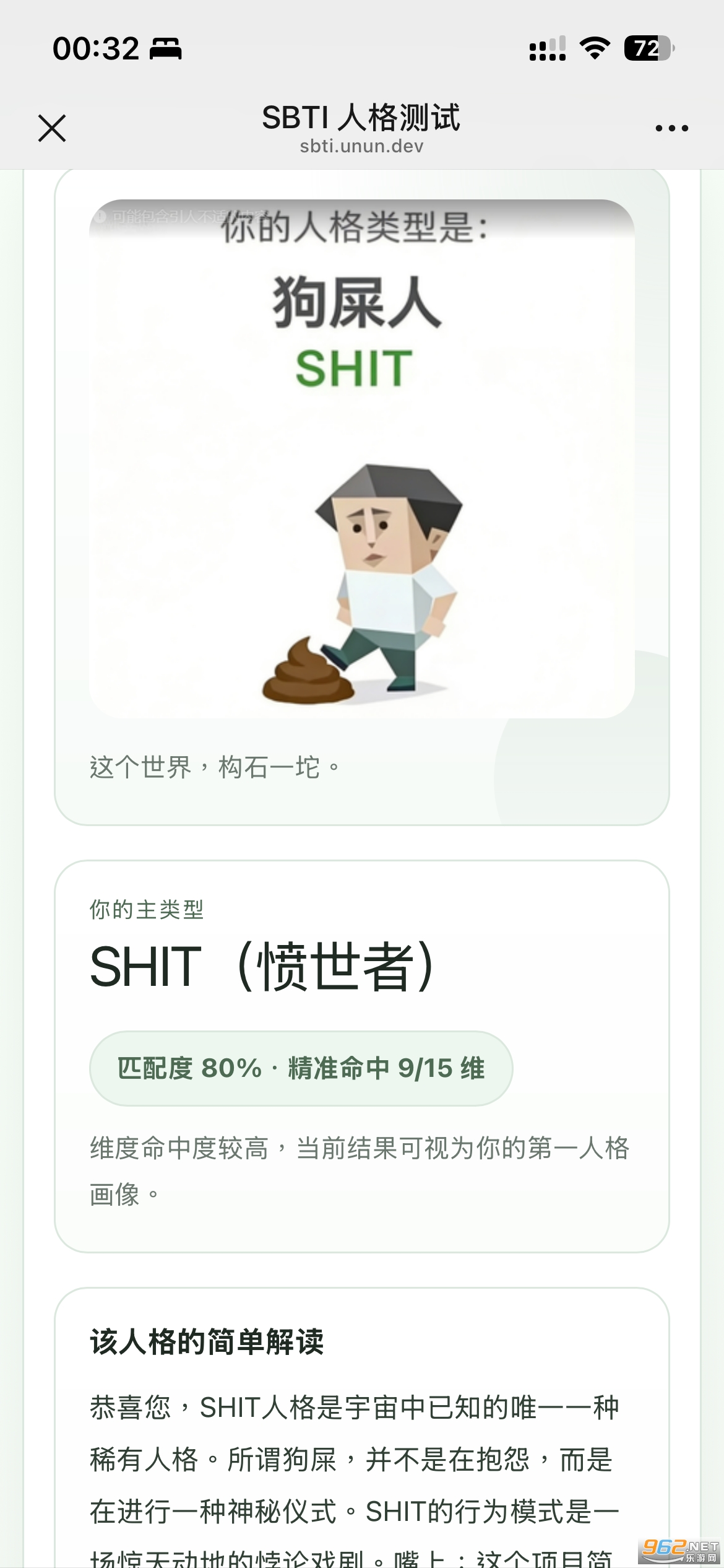 SBTI�˸�yԇ������y