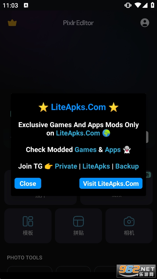 Pixlr��׿���İ��ƽ��