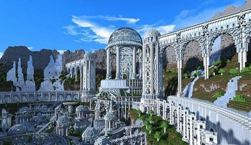 《我的世界》游戏中失落遗迹入口地图拥有大量的古代建筑物,非常的