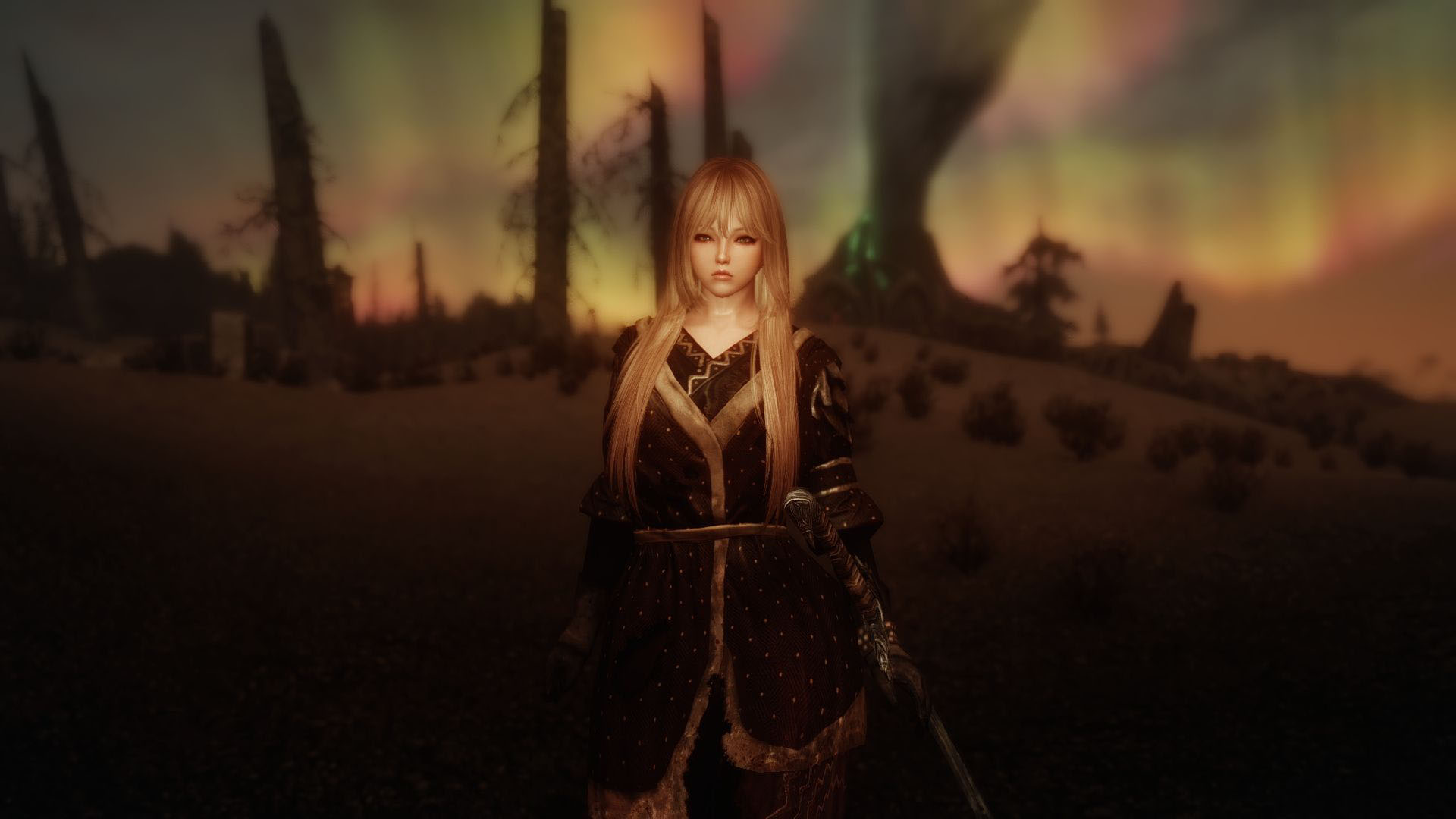 上古卷轴5少女mod面瘫少女